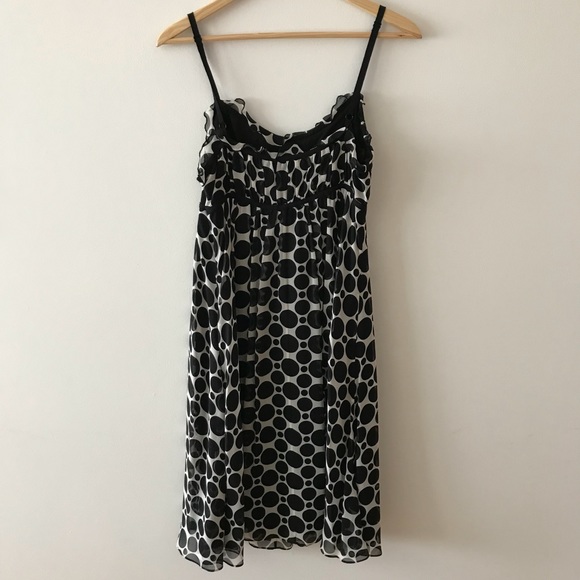 Perfect Spring Black & White Dress - Picture 3 of 5